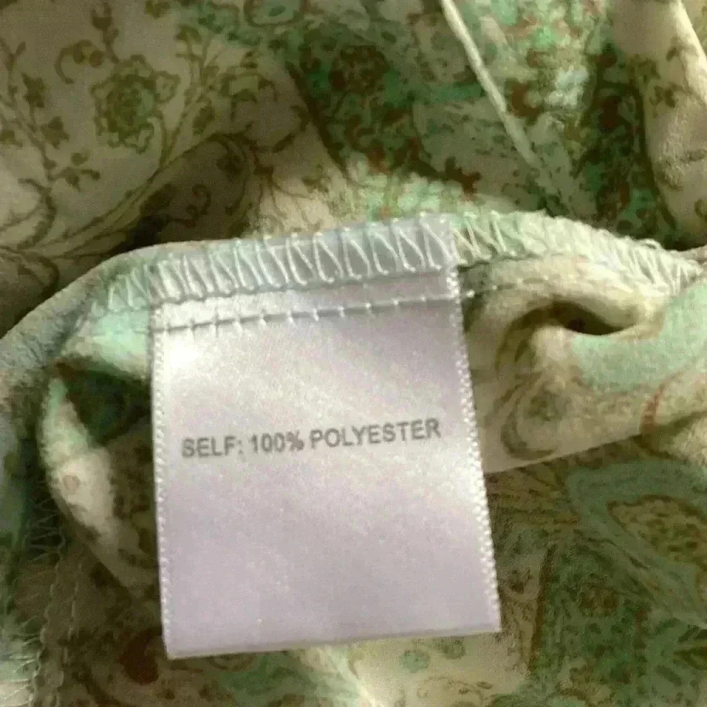 NWT Rose + Olive button Down Polyester Tunic Top … - image 7